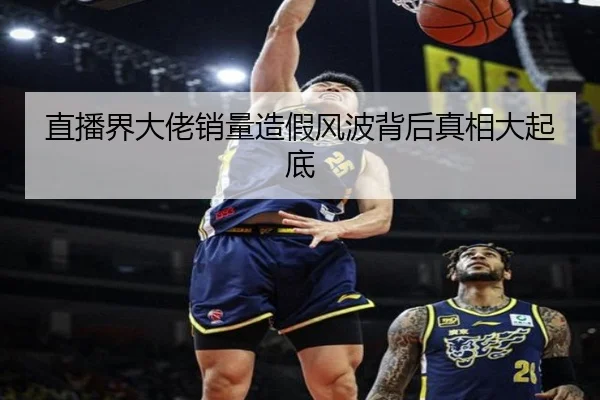 直播界大佬销量造假风波背后真相大起底